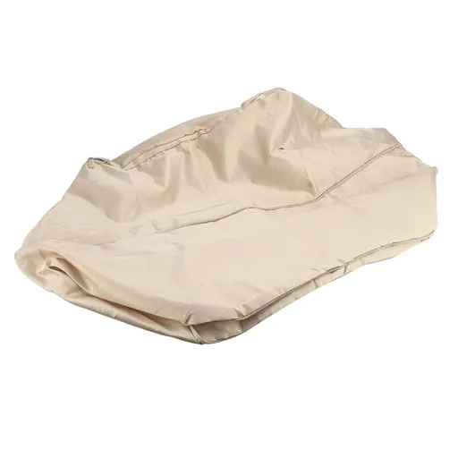 Moving Clothes Organizer Bag Large Capacity Foldable Space Saving Bedding Storage Container Apricot