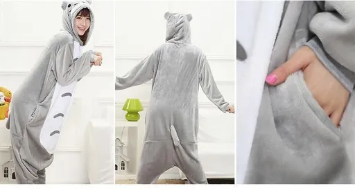 Hod Health & Home Animal Kigurumi Jumpers - M - Totoro