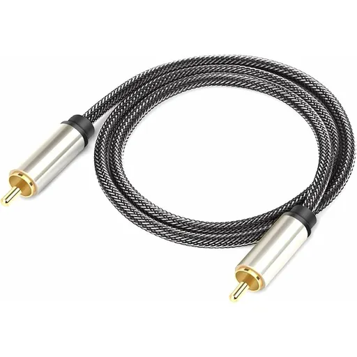 Digital Coaxial Audio Cable, Hifi 5.1 Spdif Rca To Rca Male To Male, For Digital Audio And Composite Video Cables