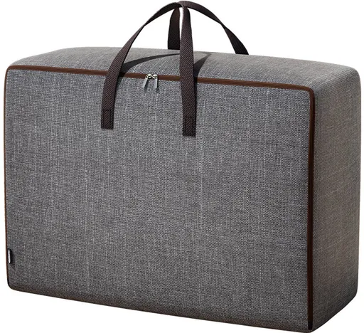 1 large zippered storage bag, Oxford fabric storage bags, Transport bags, Other under, bed storage bags for bedding, grey