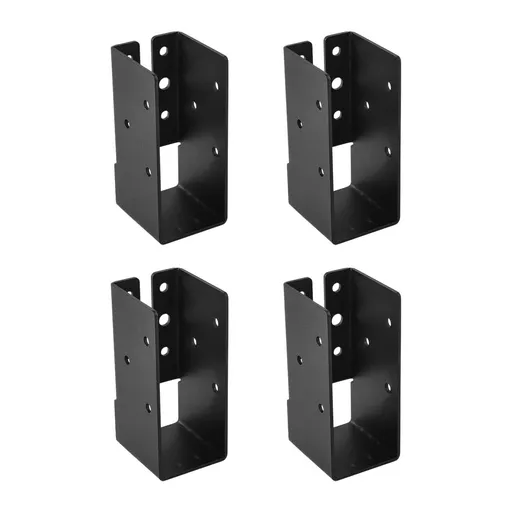 Joist Hangers Steel Concealed Design 10x4.5x5cm Outdoor Trim for Beam Swing Handrail Fence