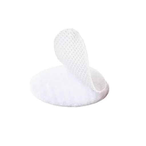 Strong Sticky Round Self Adhesive Dots DIY Bond Tape No Mark Fasteners - White 4Pairs - 50mm