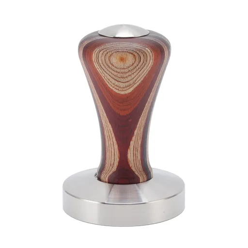 Colorful Wood Coffee Flat Tamper Stainless Steel Base Powder Hammer for Coffee Accessories 58mm
