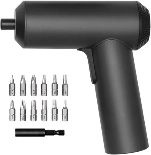 Xiaomi Mijia Cordless Rechargeable Screwdriver 3.6V 2000mAh Li-ion 5N.m Electric Screwdriver With 12Pcs S2 Screw Bits