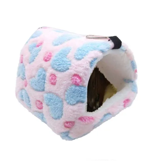 Winter Warm Hamster Bed Playing Soft Hamster Hammock Sleeping Cute Small Animals Nest Hanging Home Resting for Young