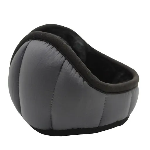 Foldable Windproof Thermal Earmuffs, Water Resistant Warm Ear Warmers for Winter Commuting & Cycling-dark grey