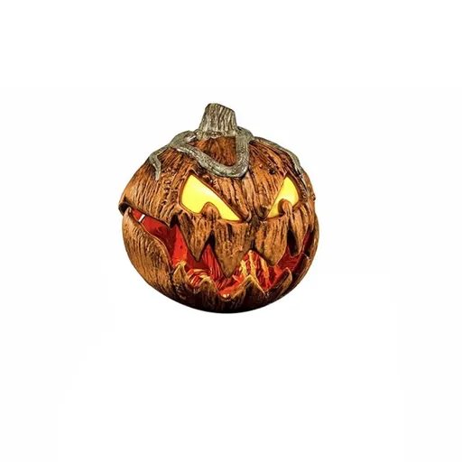 Halloween pumpkin lighting decoration, with a talking mouth expandable retro Halloween pumpkin indoor and outdoor decoration