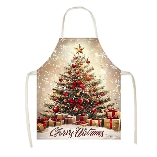 Kitchen Christmas & Halloween Apron, 56x45 cm Flannel, soft and warm, standard fit, features extra-long ties for a secure fit.