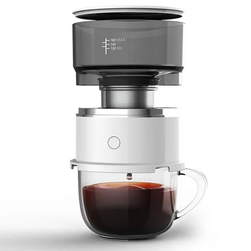 Coffee Maker White 11*10.5*8.5cm Portable Espresso Machine 1pc