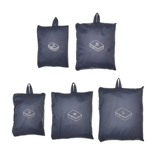 Travel Storage Hanging Bag Polyester Home BS8004 navy blue Single layer L (about 40 x53x10cm)