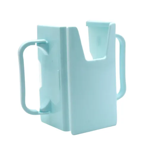 Juice Box Holder , 2025 Japanese and Korean Infant Water Cup Holder Carton Milk Adjustable Anti Spill Container Baby Milk and Water Cup Holder A