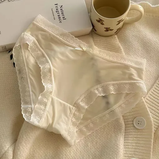 Duoxi Yan Ice Silk Women Mid Waist Underwear Milk apricot XL Size: XL; Recommended weight (kg): 61 - 68; Waist (cm): 76 - 82; Hip (cm): 94 - 98; Suitable fit: full build