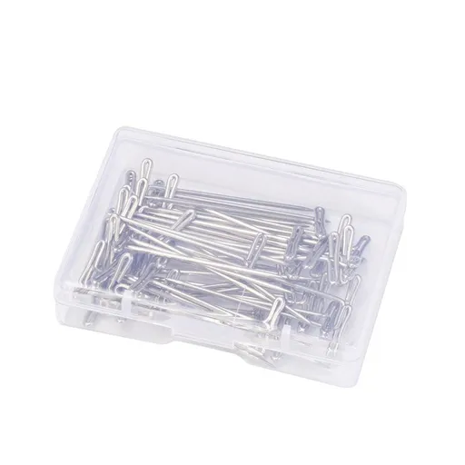 50 pieces of 27mm T-shaped pins, knitting T-shaped pins, wig pins, wig pins, foam head wig pins, sewing T-shaped nails