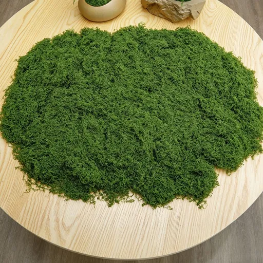 diy artificial moss lawn-Dark Green Filamentous Moss 100g