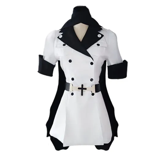 Akame Ga Kill Cosplay Costume Full Set Red pupil full set (without hat) M Size: M; Height (cm): 160-165; Weight (kg): 50-55; Bust (cm): 86-90; Waist (cm): 70-74; Shoulder width (cm): 38; Length (cm): 60
