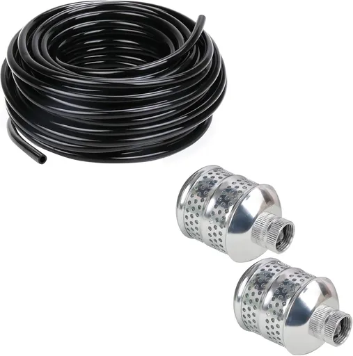 50 FT Distribution Tubing + Bubbler Sprinkler Heads