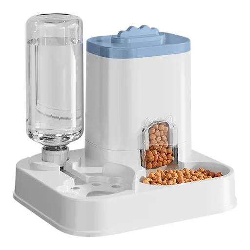 Gravity Pet Feeder and Water Dispenser Set, Automatic Dog Feeder and Dog Water Dispenser for Dogs Cats Pets Animals Large Capacity