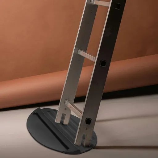 Black Non- Rubber Ladder Stabilizer Pad for Stepladder Safety and Secure Support Mat