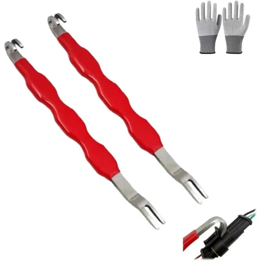 Automotive Electrical Terminal Connector Separator Removal Tool Remover, Wire Harness Plug Disconnect Pliers for Car Truck Motorcycle, Electrical Connector Separator Tool