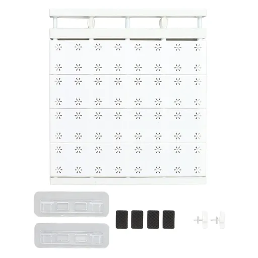 Expandable Closet Shelf Space Saving Punch Free Strong Bearing Capacity Wardrobe Clothes Dividers for Home 48‑80cm/18.9‑31.5in
