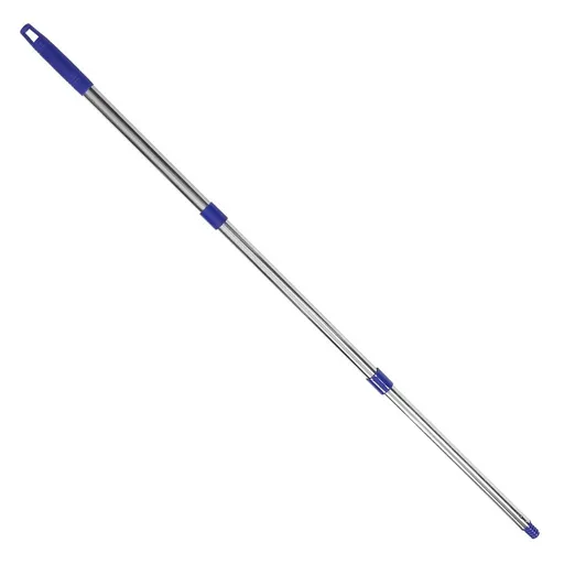 Adjustable Mop Pole Assorted Color Stainless Steel Plastic for Easy Storage 1Set