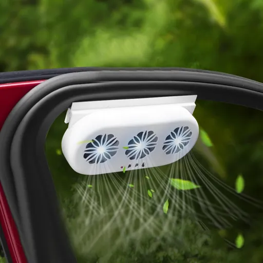 Car Solar Powered Exhaust Fan Car Window Exhaust Fan Vehicle Ventilation Fan Auto Air Vent Cool Fan Cooler Ventilation
