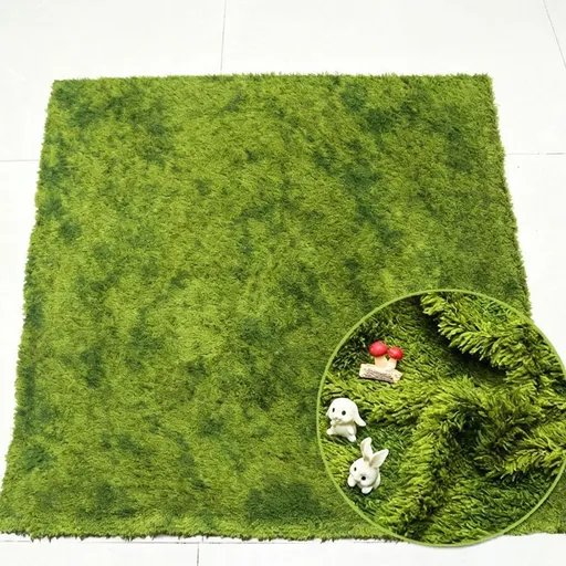 Faux Moss Mat 100×100cm 02