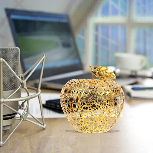 Xmas Supplies Apple Metal Ornament Artwork Iron Coffee Table Garneck Xmas Supplies Apple Metal Ornament Desktop Iron Candlestick