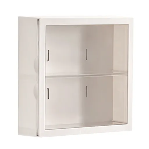 Wall Mounted Showcase Blind Box Figures Display Case Handicraft Storage Display Rack Dust Proof Doll Toy Storage Box White