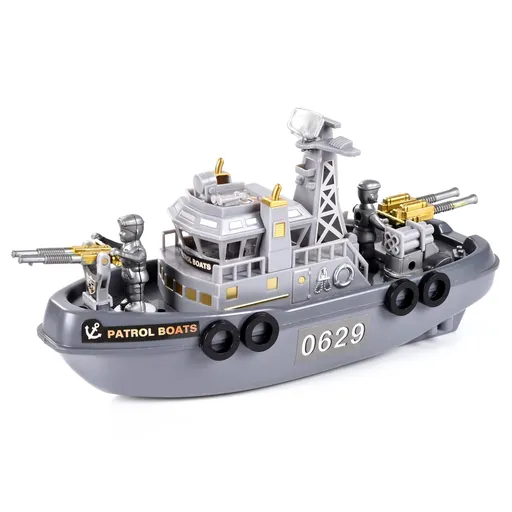 Toy Boat Bath Toys - Children’s Toy Boat， Big Warship Aircraft Carrier Toy in Bath tub, Gift for Kids Pool Toys