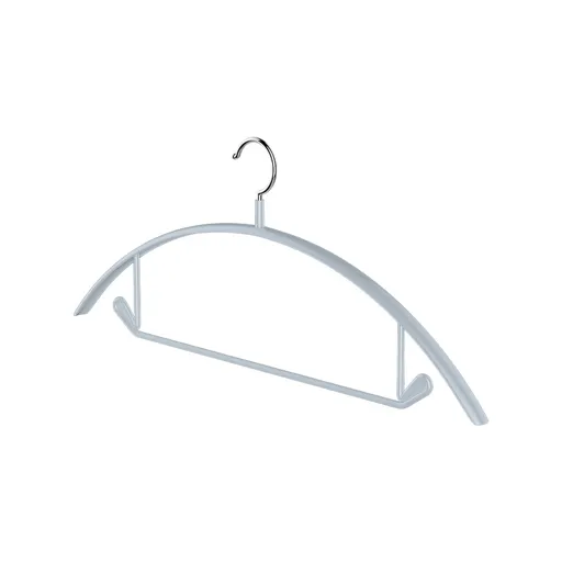 Premium Velvet Hangers, Heavyduty- Non Slip No Shoulder Bump Suit Hanger - Chrome Hooks,Space Saving Round Clothes Hanger for Coat,Sweater,Jackets,Pants,Household Silicone Clothes Hanger ( 10 Pack) Gray