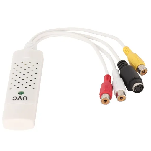 USB Video Capture Card DriveFree Monitoring Computer Accessory with 1Channe