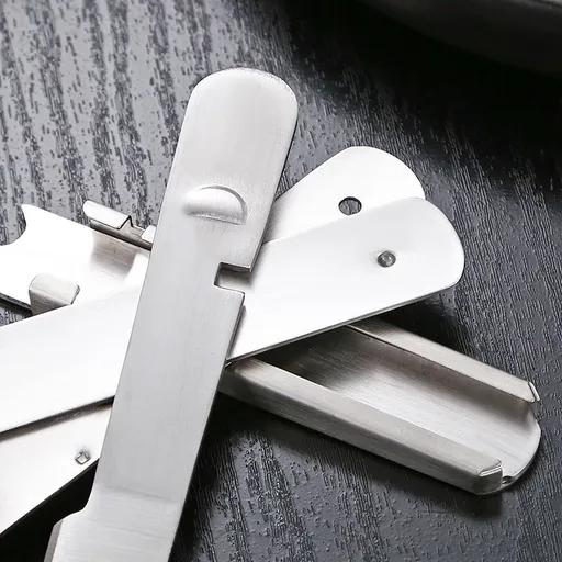 Portable Flatware Stainless Steel Outdoor Tableware Set Travel Portable Knife Fork Spoon Bottle Opener 4 in 1 Multi-functional Dinning