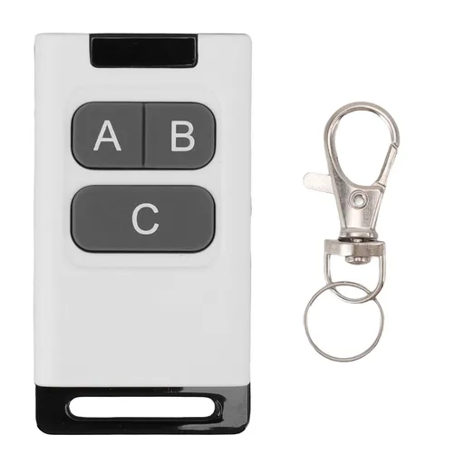 RF Remote Control Switch 433MHZ Prevent Interference Universal Wireless Remote for Light Home Appliance DIY 3 Key