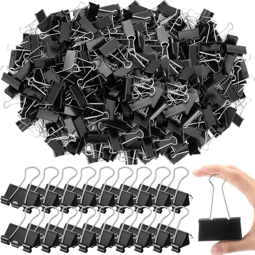 200 Pcs Extra Large Binder Clips Bulk 2 Inch Metal Jumbo Binder Clips Office Supplies Black Paper Clamps for Teachers Students Office Business Supplies