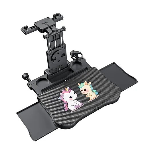 Car Computer Desk Waytogrow A08 Folding Chair Back Tray A08s drawer table + new pink horse mat