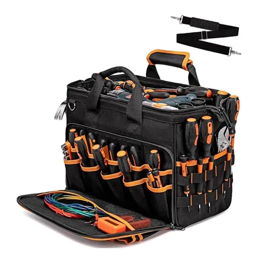 Multifunctional Tool Bag Waterproof Electrician Waterproof Cloth Thickened Carpentry Tool Bag Large Maintenance Storage Bag