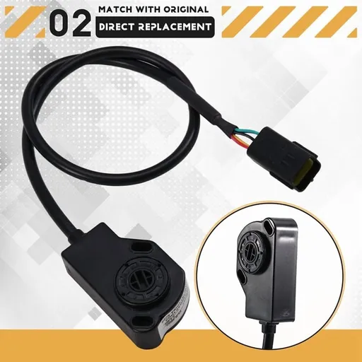 HXJS-4805D Electric Pedal Accelerator Coil Kit, 0-4.65V Output, 12-96V Input, Accelerator Control Box