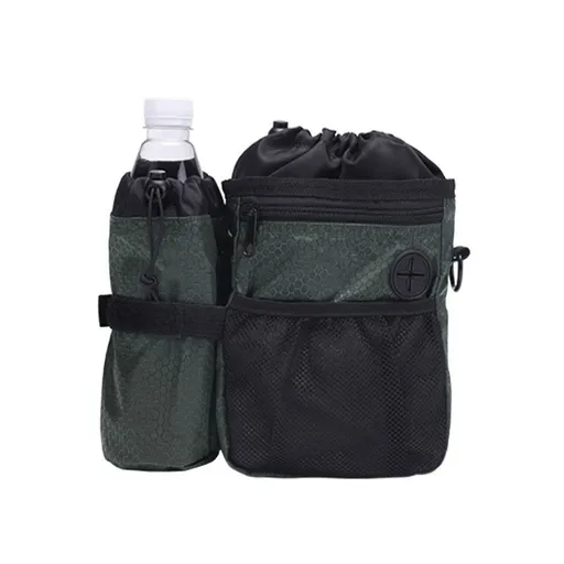 Multi-Functional Dog Training Pouch - Hands-Free Treat & Kibble Bag with Poop Bag Dispenser