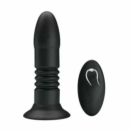 House Of Dasein Telescopic Thrusting Anal Vibrator Bdsm Wireless Butt Plug - Black - No Box
