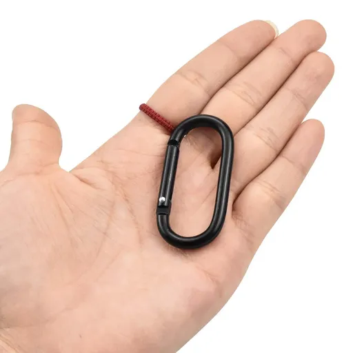 5PCS Spring Snap Hooks, Small Carabiner Clips, Aluminum Alloy O-Shaped Carabiner Keychain Hook Heavy Duty