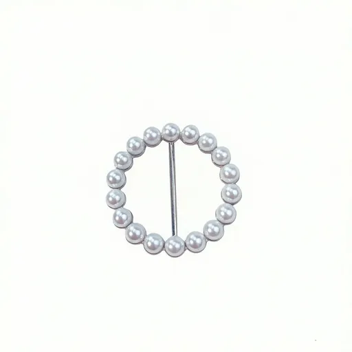 5 Pcs Alloy Rhinestone Buckles Metal Heart Shape Ring Clip Buckle for Ribbon Scarf Dress T-Shirts Shirt Tie Decor