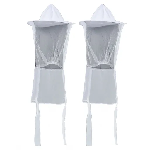 2pcs Beekeeper Protective Hat Beekeeping Protector Hat with Breathable Mesh for Fishermen Hunters Hikers Campers