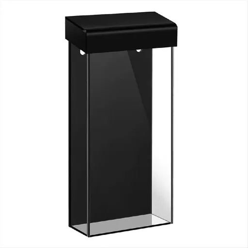 Outdoor Brochure Holder 4x9 Inch Waterproof Wall Mount Literature Box with Lid Clear Acrylic for Pamphlet Menu