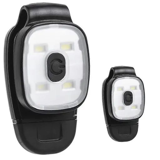 LED Clip Lamp USB Rechargeable Head Flashlight 150LM Night Running Light IPX4 Waterproof Running Accessories