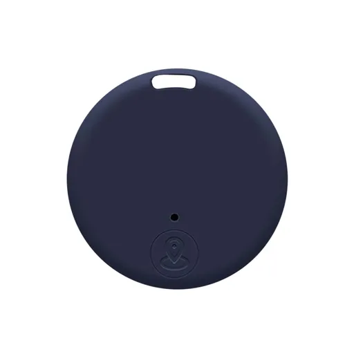 Bluetooth 5.0 Key Finder, Two Way Alarm Tracker for Keys Wallets Pets and Personal Items, Low Power Locator with Six Month Battery, Navy, Model C