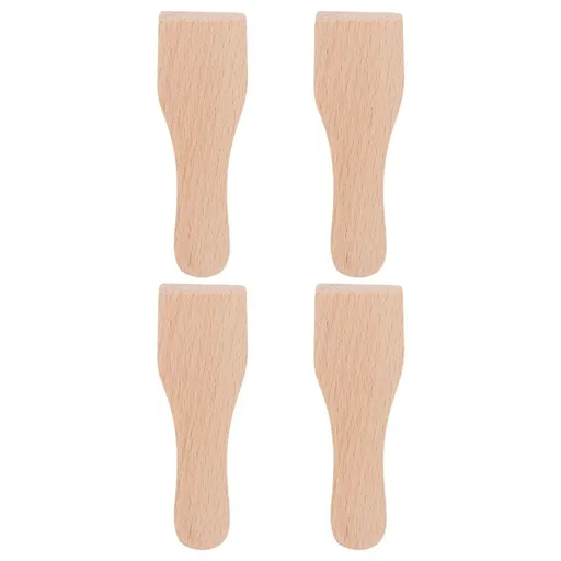 Multi-Purpose Wood ula for Butter, Smooth and Wear-Resistant 4Pcs