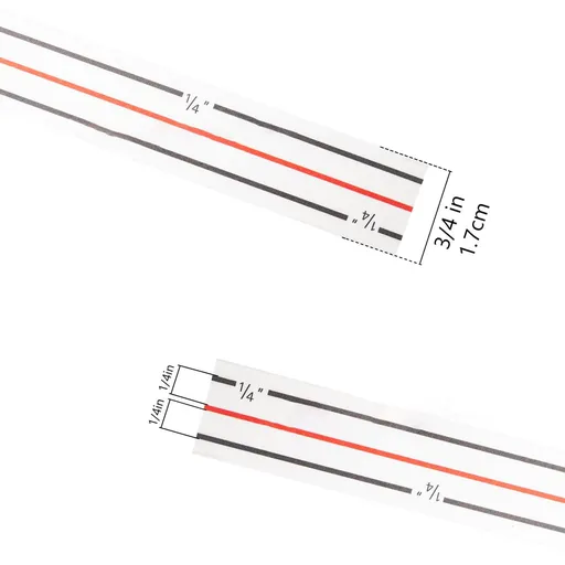 Diagonal Seam Tapes Sewing Basting Tape for Sewing Straight Diagonal Seams Instruction Tool to Mark The 1/4" On Machine Diagonal
