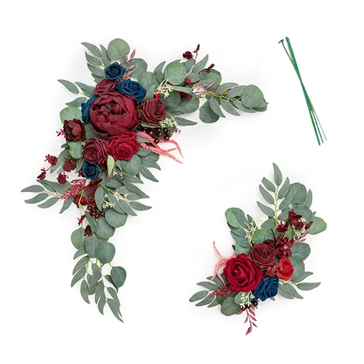 Wedding Simulation Arch Flower Flower Decoration Wedding Stage Background Flowers
