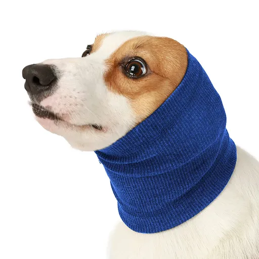 Quiet Ears for Dogs, Cat Dog Hoodies for Noise Block & Ear Protection and Recovery, Dogs No Flap Ear Wraps for Anxiety Relief